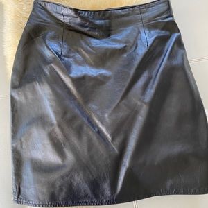 Leather Mini skirt